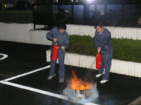 初期消火訓練